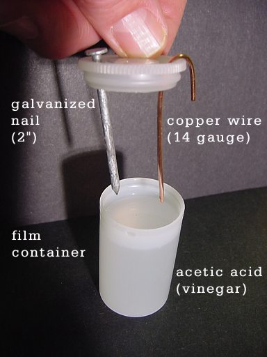 vinegar battery science project