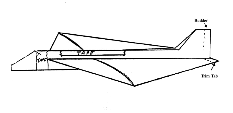 Paper Plane with Airfoil