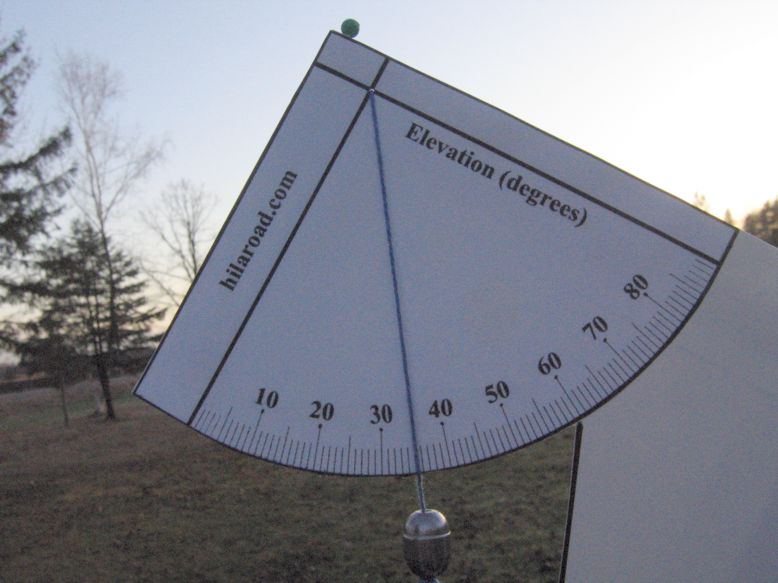 Online Inclinometer  Measure angles of elevations and slope